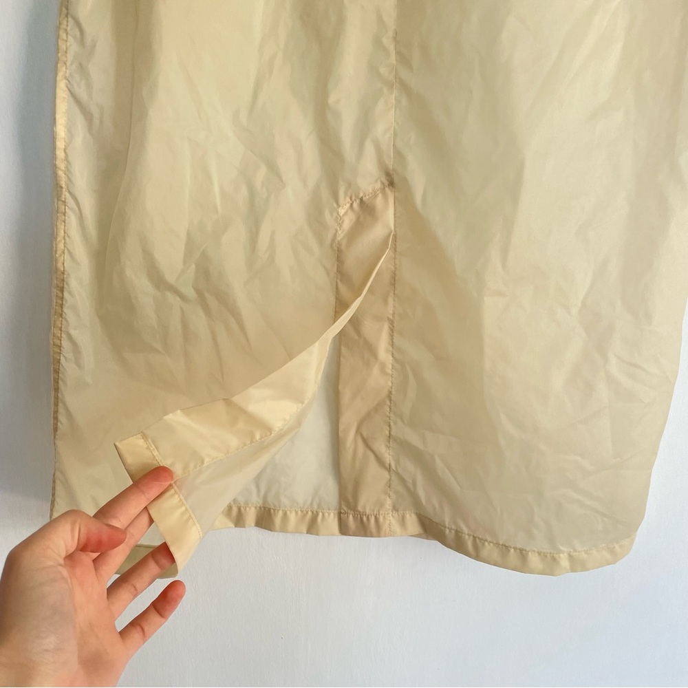 Maison Margiela Sheer Pencil Skirt Cream Midi Length Neutral Womens - Picture 7 of 16